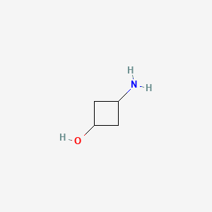 molecular formula C4H9NO B2497362 3-Aminocyclobutanol CAS No. 1036260-25-9; 1036260-43-1; 4640-44-2