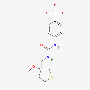 3-[(3-METHOXYTHIOLAN-3-YL)METHYL]-1-[4-(TRIFLUOROMETHYL)PHENYL]UREA