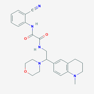 N-(2-cyanophenyl)-N'-[2-(1-methyl-1,2,3,4-tetrahydroquinolin-6-yl)-2-morpholin-4-ylethyl]ethanediamide