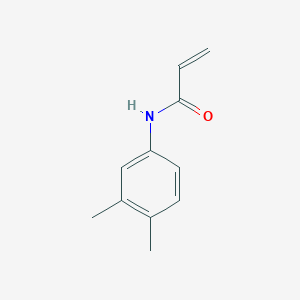 molecular formula C11H13NO B2497416 N-(3,4-二甲基苯基)丙-2-烯酰胺 CAS No. 15271-57-5