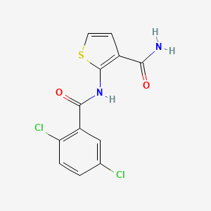 B2497437 2-(2,5-Dichlorobenzamido)thiophene-3-carboxamide CAS No. 941871-22-3