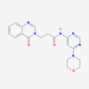 N-(6-morpholinopyrimidin-4-yl)-3-(4-oxoquinazolin-3(4H)-yl)propanamide