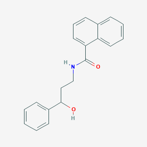 N-(3-hydroxy-3-phenylpropyl)naphthalene-1-carboxamide