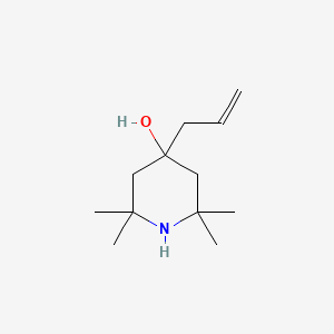 molecular formula C12H23NO B2497505 2,2,6,6-Tetramethyl-4-prop-2-enylpiperidin-4-ol CAS No. 75661-01-7