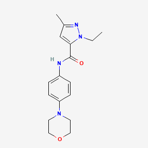 1-ethyl-3-methyl-N-(4-morpholinophenyl)-1H-pyrazole-5-carboxamide