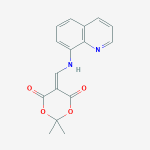 2,2-Dimethyl-5-((8-quinolylamino)methylene)-1,3-dioxane-4,6-dione