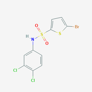 molecular formula C10H6BrCl2NO2S2 B249767 5-bromo-N-(3,4-dichlorophenyl)thiophene-2-sulfonamide 