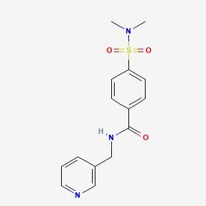 4-(dimethylsulfamoyl)-N-(pyridin-3-ylmethyl)benzamide