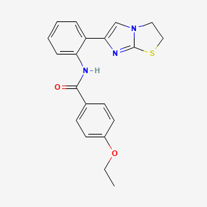 N-(2-(2,3-dihydroimidazo[2,1-b]thiazol-6-yl)phenyl)-4-ethoxybenzamide