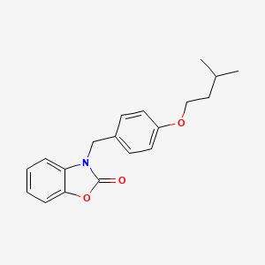3-(4-(isopentyloxy)benzyl)benzo[d]oxazol-2(3H)-one
