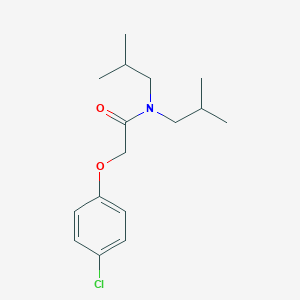 molecular formula C16H24ClNO2 B249772 2-(4-chlorophenoxy)-N,N-diisobutylacetamide 