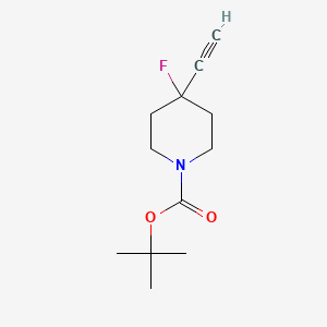Tert-butyl 4-ethynyl-4-fluoropiperidine-1-carboxylate
