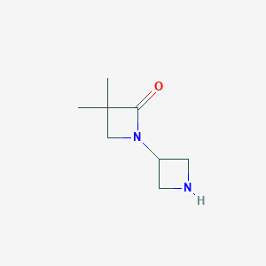 1-(Azetidin-3-yl)-3,3-dimethylazetidin-2-one