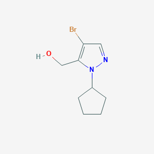 (4-Bromo-1-cyclopentyl-1H-pyrazol-5-yl)methanol