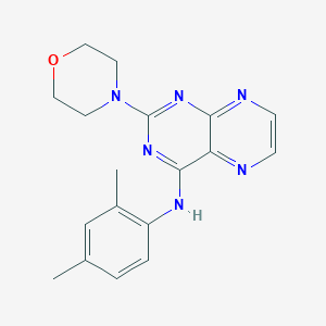 molecular formula C18H20N6O B2497846 N-(2,4-二甲基苯基)-2-(吗啉-4-基)喹嘧啶-4-胺 CAS No. 946297-85-4