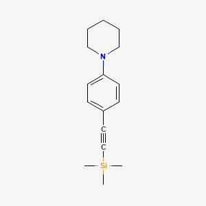 1-(4-((Trimethylsilyl)ethynyl)phenyl)piperidine