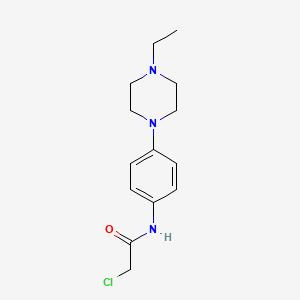 2-chloro-N-[4-(4-ethylpiperazin-1-yl)phenyl]acetamide