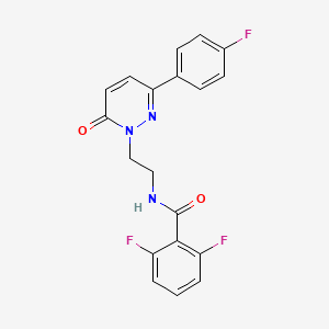 2,6-difluoro-N-(2-(3-(4-fluorophenyl)-6-oxopyridazin-1(6H)-yl)ethyl)benzamide