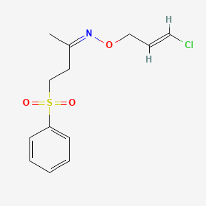 4-(phenylsulfonyl)-2-butanone O-(3-chloro-2-propenyl)oxime