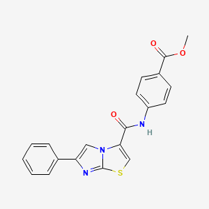 Methyl 4-(6-phenylimidazo[2,1-b]thiazole-3-carboxamido)benzoate