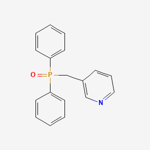 molecular formula C18H16NOP B2497956 3-(Diphenylphosphorylmethyl)pyridine CAS No. 13119-81-8