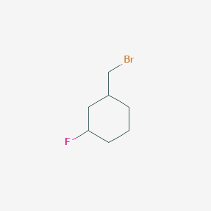 molecular formula C7H12BrF B2497961 1-(Bromomethyl)-3-fluorocyclohexane CAS No. 1784872-52-1