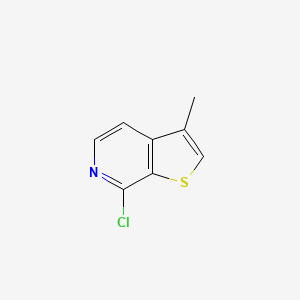 molecular formula C8H6ClNS B2498006 7-Chloro-3-methylthieno[2,3-C]pyridine CAS No. 209287-21-8