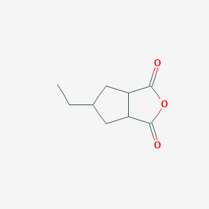 molecular formula C9H12O3 B2498019 5-Ethyl-hexahydro-1h-cyclopenta[c]furan-1,3-dione CAS No. 1935324-77-8