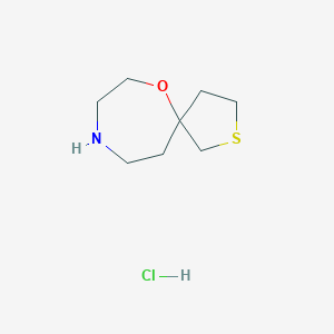 6-Oxa-2-thia-9-azaspiro[4.6]undecane;hydrochloride