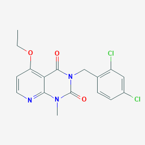 3-(2,4-dichlorobenzyl)-5-ethoxy-1-methylpyrido[2,3-d]pyrimidine-2,4(1H,3H)-dione