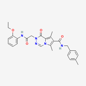 N-(4-ethoxy-2-phenylquinolin-6-yl)-N'-(4-fluorophenyl)urea