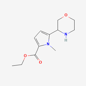 Ethyl 1-methyl-5-morpholin-3-ylpyrrole-2-carboxylate