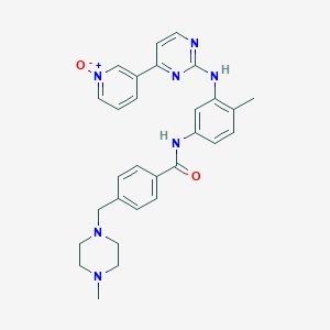 molecular formula C29H31N7O2 B024981 伊马替尼（吡啶）-N-氧化物 CAS No. 571186-92-0