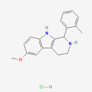 6-Methoxy-1-(2-methylphenyl)-2,3,4,9-tetrahydro-1H-beta-carboline hydrochloride