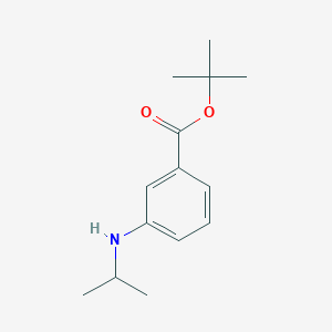 molecular formula C14H21NO2 B2498117 Tert-butyl 3-(propan-2-ylamino)benzoate CAS No. 2248374-87-8
