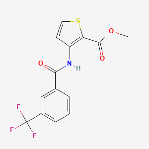 Methyl 3-[3-(trifluoromethyl)benzamido]thiophene-2-carboxylate