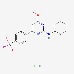 molecular formula C18H21ClF3N3O B2498136 SSD114 hydrochloride CAS No. 2319790-02-6