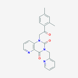 1-(2-(2,4-dimethylphenyl)-2-oxoethyl)-3-(pyridin-2-ylmethyl)pyrido[3,2-d]pyrimidine-2,4(1H,3H)-dione