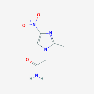 2-(2-methyl-4-nitro-1H-imidazol-1-yl)acetamide