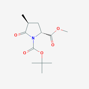 Methyl (2R,4S)-1-Boc-4-methyl-5-oxo-pyrrolidine-2-carboxylate