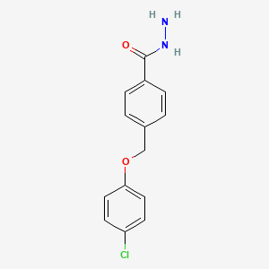 4-[(4-Chlorophenoxy)methyl]benzohydrazide