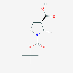 (2S,3R)-1-tert-butoxycarbonyl-2-methyl-pyrrolidine-3-carboxylic acid