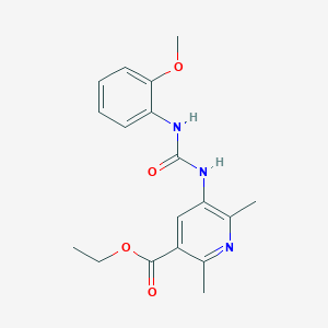 Ethyl 5-({[(2-methoxyphenyl)amino]carbonyl}amino)-2,6-dimethylnicotinate