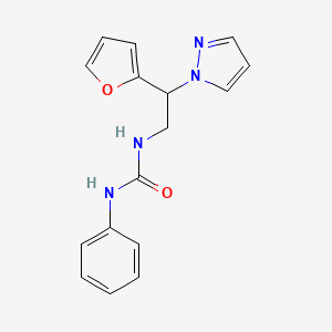 1-(2-(furan-2-yl)-2-(1H-pyrazol-1-yl)ethyl)-3-phenylurea