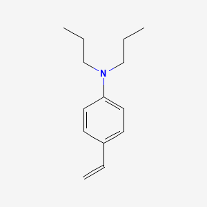 molecular formula C14H21N B2498355 4-(N,N-二丙基氨基)苯乙烯 CAS No. 1190890-57-3