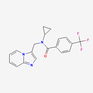 N-cyclopropyl-N-(imidazo[1,2-a]pyridin-3-ylmethyl)-4-(trifluoromethyl)benzamide