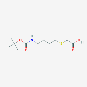2-[(4-{[(Tert-butoxy)carbonyl]amino}butyl)sulfanyl]acetic acid