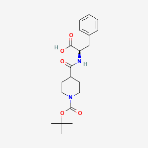 (R)-2-(1-(tert-butoxycarbonyl)piperidine-4-carboxamido)-3-phenylpropanoic acid