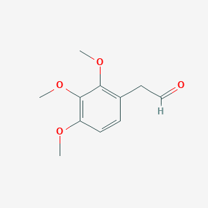 molecular formula C11H14O4 B024984 2-(2,3,4-Trimethoxyphenyl)acetaldehyde CAS No. 104216-97-9