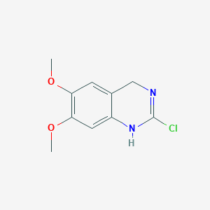 molecular formula C10H11ClN2O2 B249840 2-Chloro-6,7-dimethoxy-1,4-dihydroquinazoline 